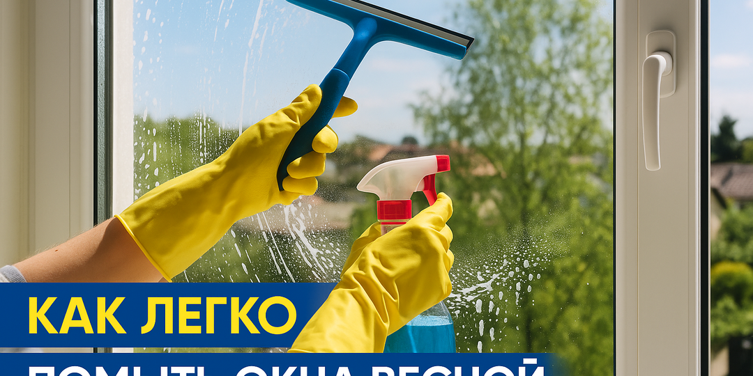 Как легко помыть окна весной — без разводов и нервов
