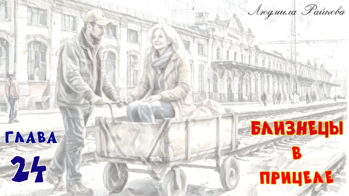 Одноклассник Глеба подкатил прямо к вагону тележку с грузчиком. Зачем? У Мани один рюкзак... Пристроили Маню на багажную тележку, едут, народ останавливается смотрит...