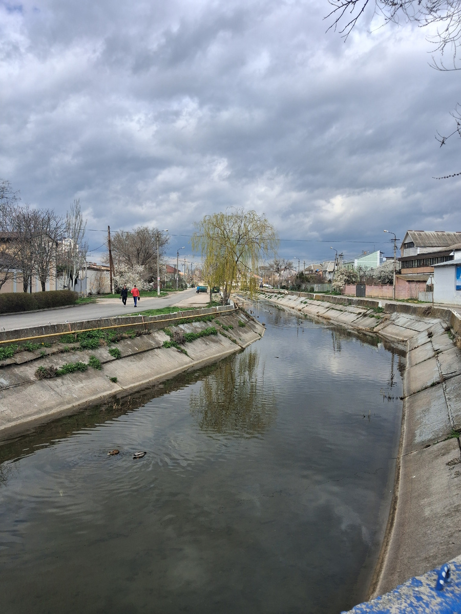 Река Байбуга в Фетодосии