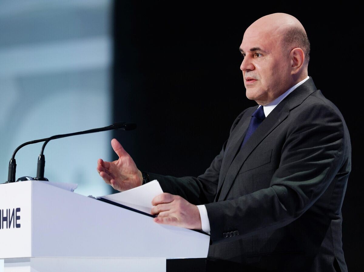   Председатель правительства РФ Михаил Мишустин выступает на федеральном просветительском марафоне "Знание.Первые" в Москве | © РИА Новости / Дмитрий Астахов