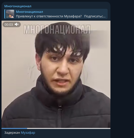    Фото: скриншот Telegram/"Многонационал"