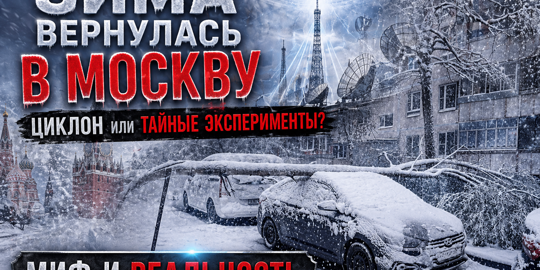 Арктический циклон устроил сильнейший снегопад в Москве. Стихия или климатический эксперимент?