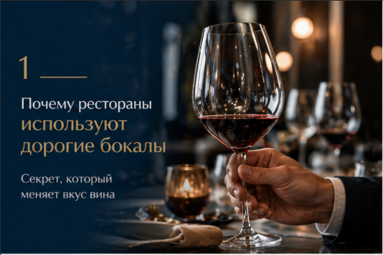 почему дорогие бокалы меняют вкус вина