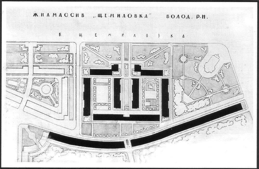 Схема Щемиловского жилмассива