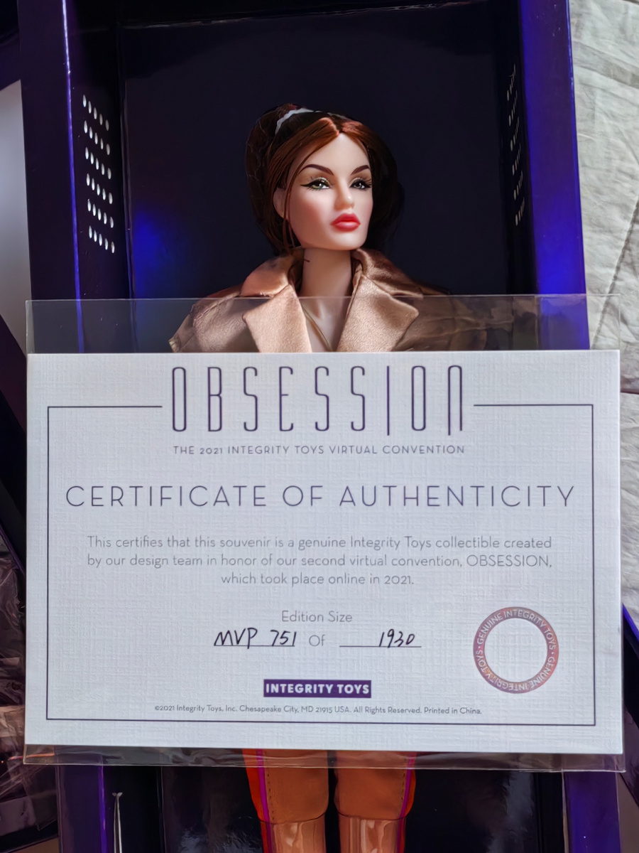 Rayna Ahmadi The 2021 Integrity Toys Virtual Convention: Obsession Club Exclusive