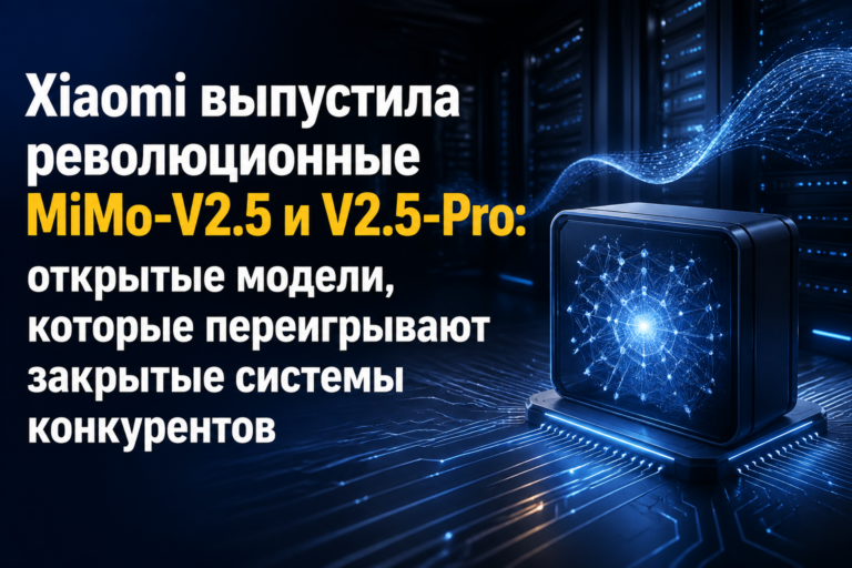    Xiaomi выпустила MiMo-V2.5 и V2.5-Pro — открытые языковые модели под лицензией MIT. Превосходят закрытые системы по производительности при цене 40 центов за токены против $17,50 у GPT.