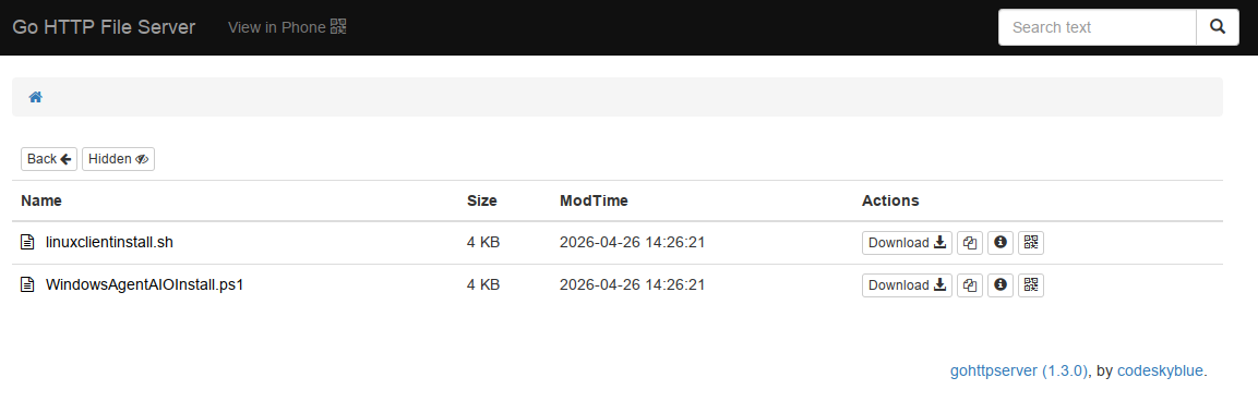 Панель управления сервером RustDesk