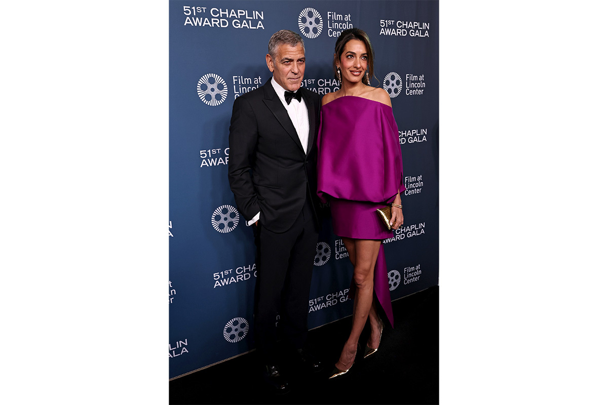 Dimitrios Kambouris / Getty Images for FLC📷Амаль Клуни и Джордж Клуни на 51-м гала-вечере вручения премии Чарли Чаплина