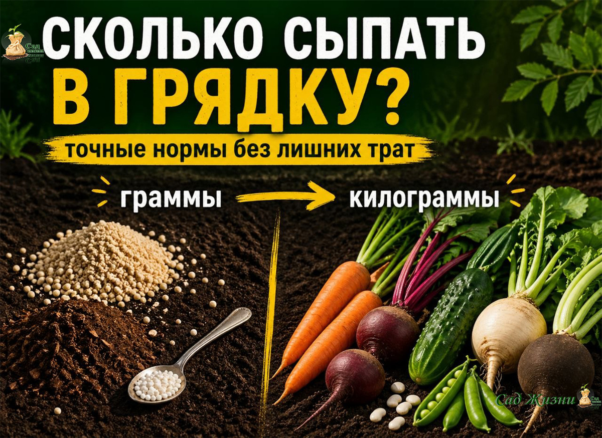 Шпаргалка для садоводов: Весенняя заправка грядок