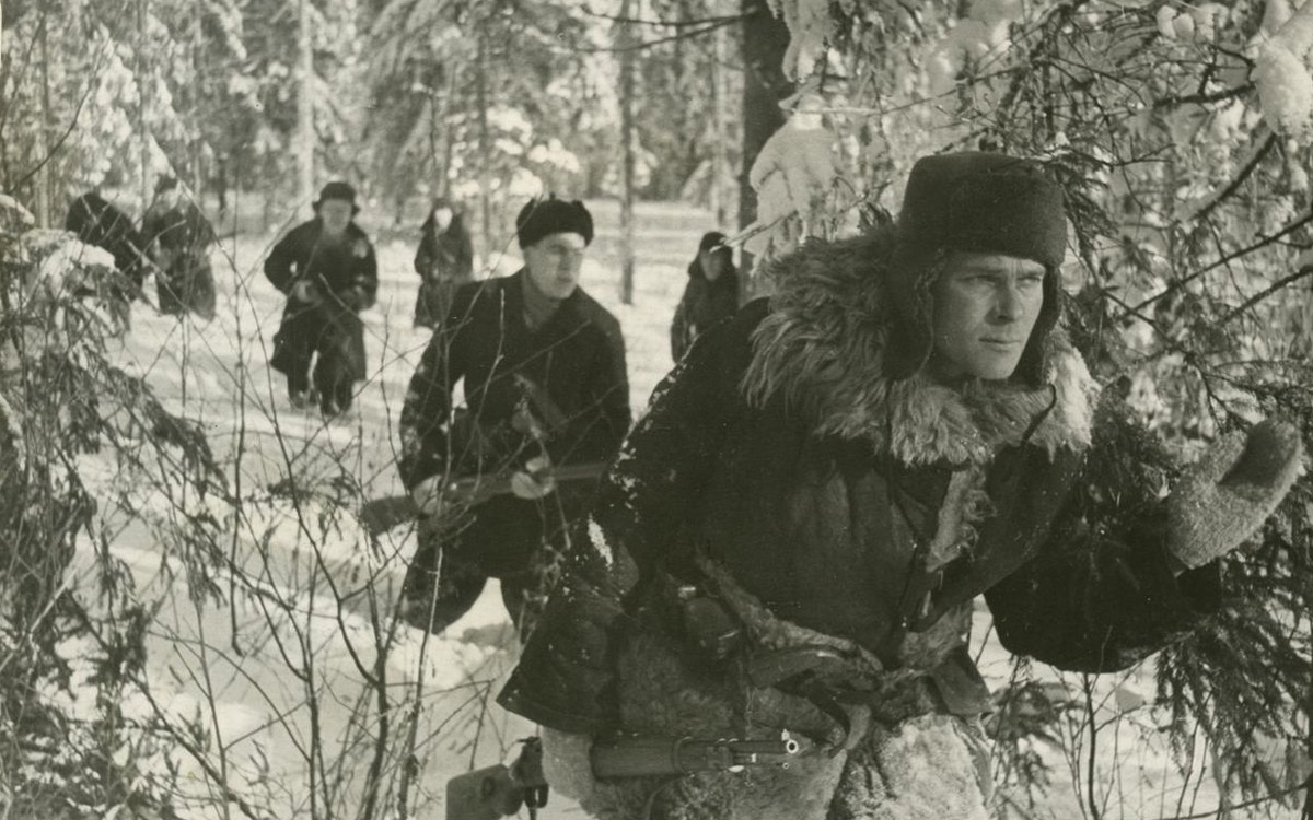 Партизаны Московской области. Фигуркин Н. Фотохроника ТАСС. 1941-1942 гг.