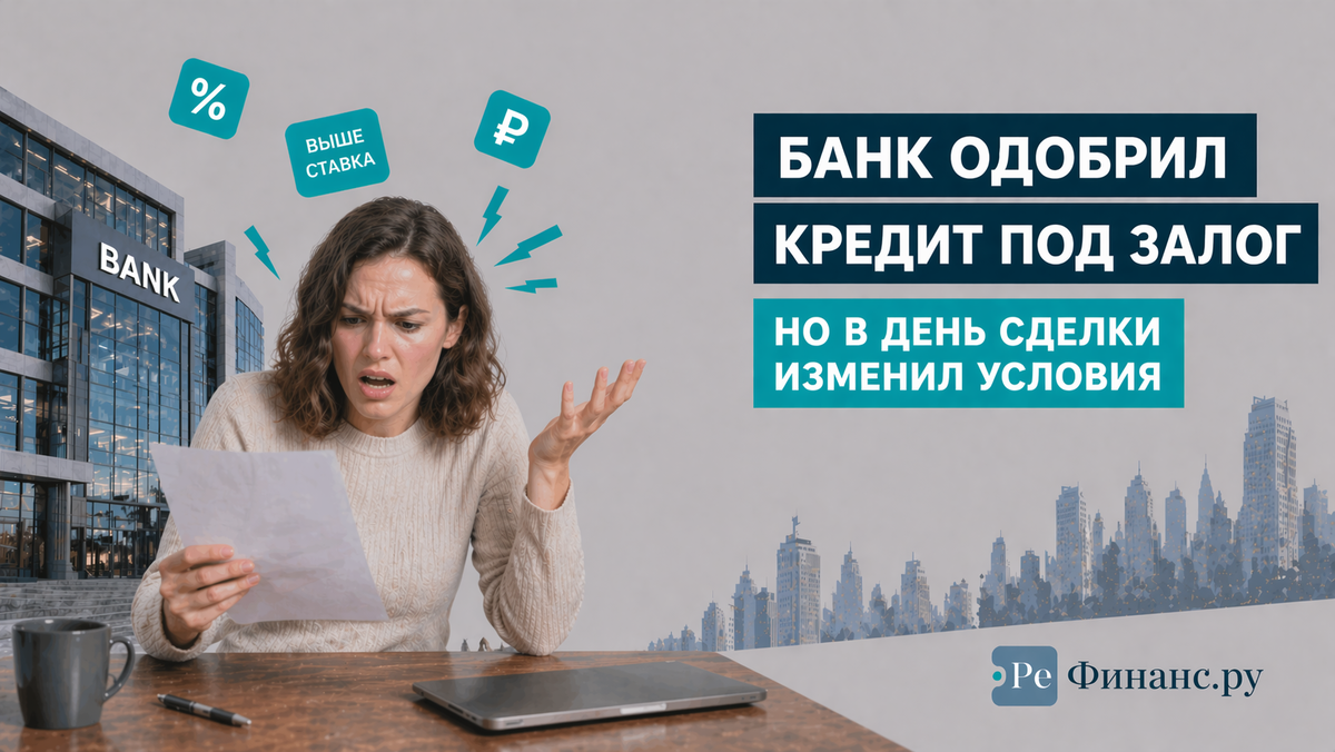 Банк одобрил кредит под залог