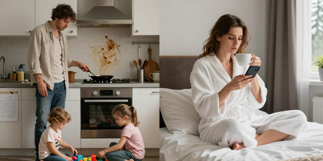 - "Я не знал, что воду надо проверять локтём": как три дня без жены изменили жизнь отца