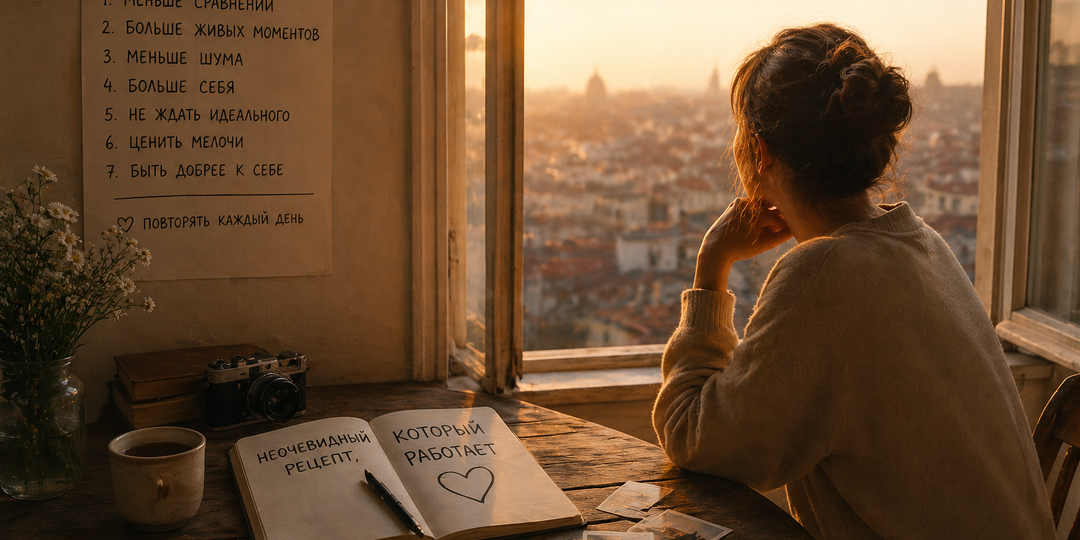 Искусство быть счастливым: Неочевидный рецепт, который работает.