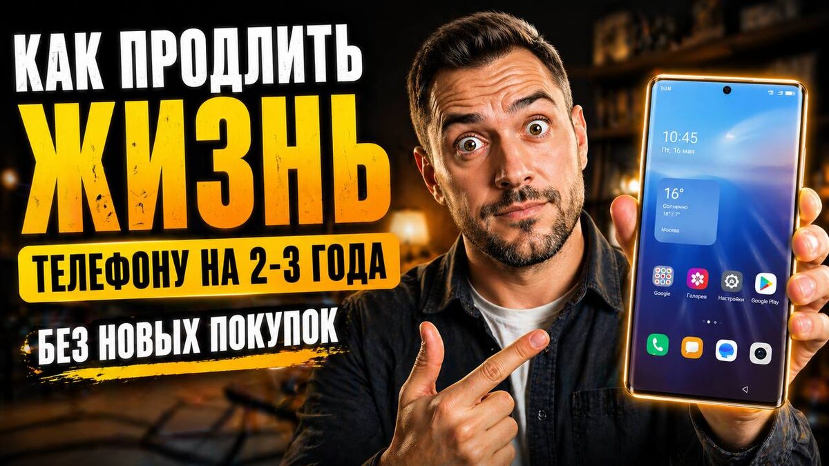 Как продлить жизнь телефону на 2–3 года без новых покупок? Простые советы: зарядка, уход, обновления и оптимизация. Экономьте деньги! 📱🔋 #Смартфон