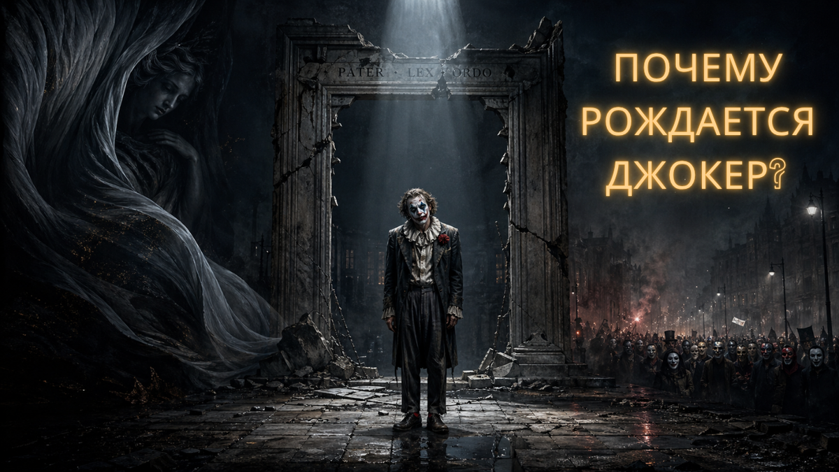 Почему Джокер так пугает? Психоанализ мира без Отца