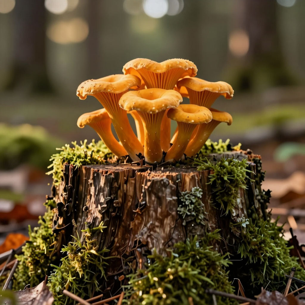 Лисички (Chanterelles) — узнаваемы по яркому цвету и аппетитному аромату
