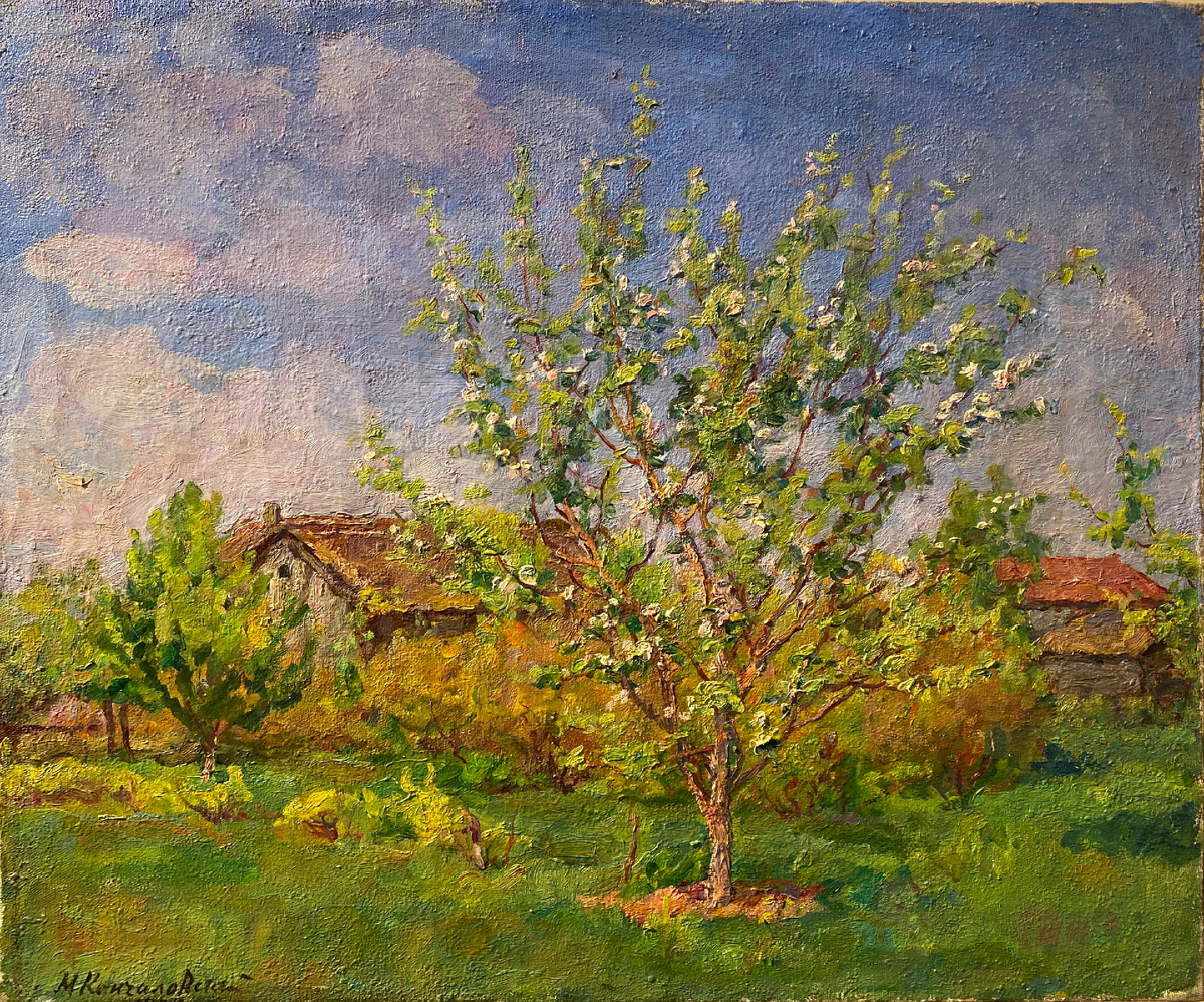 Михаил Кончаловский, "Цветущая яблоня", 1954 год