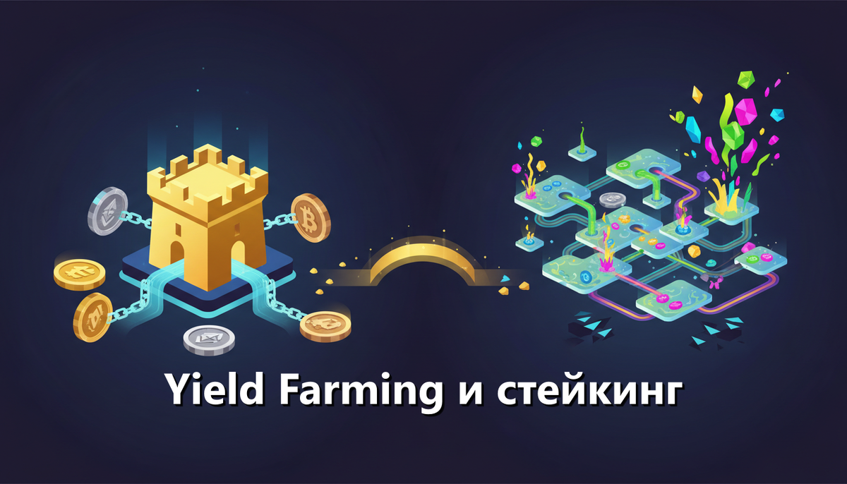 Yield Farming и стейкинг: подробное руководство
