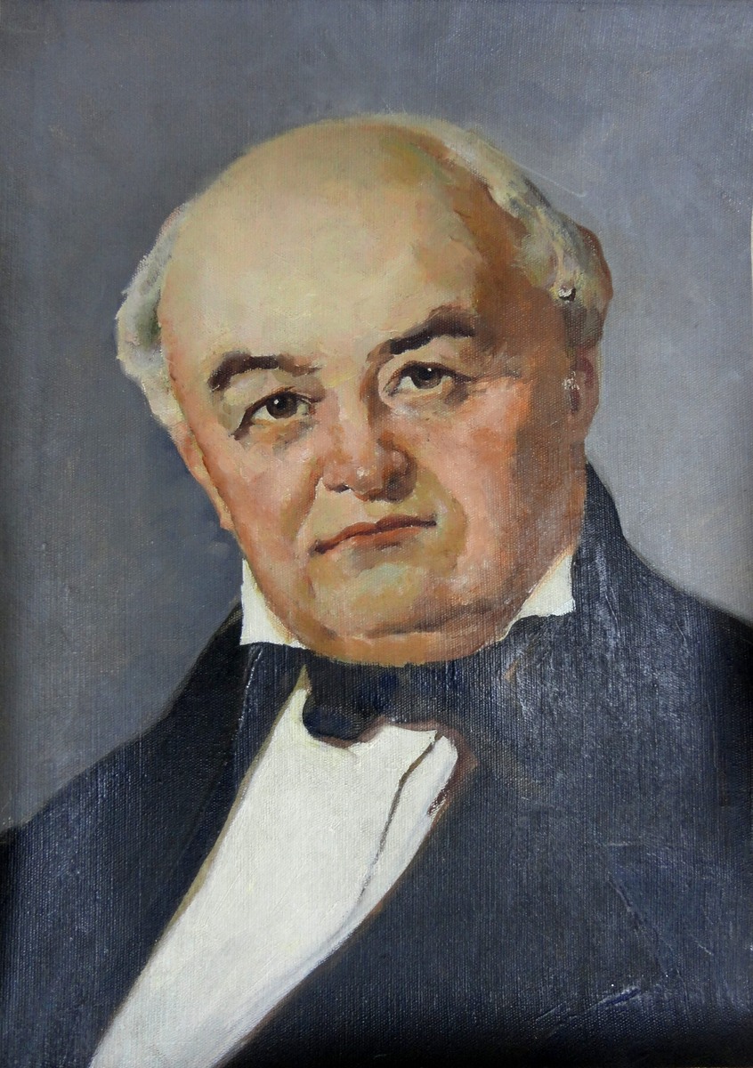 Неизвестный художник. Портрет актера Михаила Щепкина. 1847–1853. Курский областной краеведческий музей, Курск