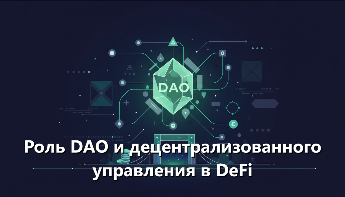 Роль DAO и децентрализованного управления в DeFi