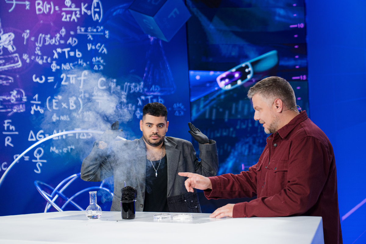 Съемки шоу «Наука для всех 3.0»