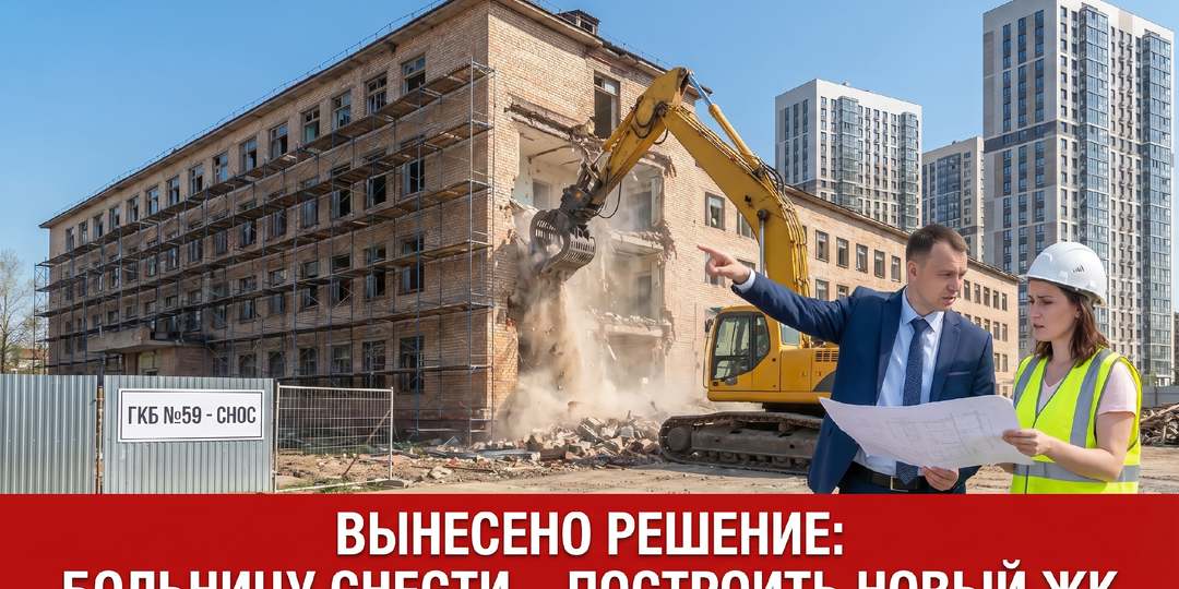 Вынесено решение: больницу снести – построить новый ЖК