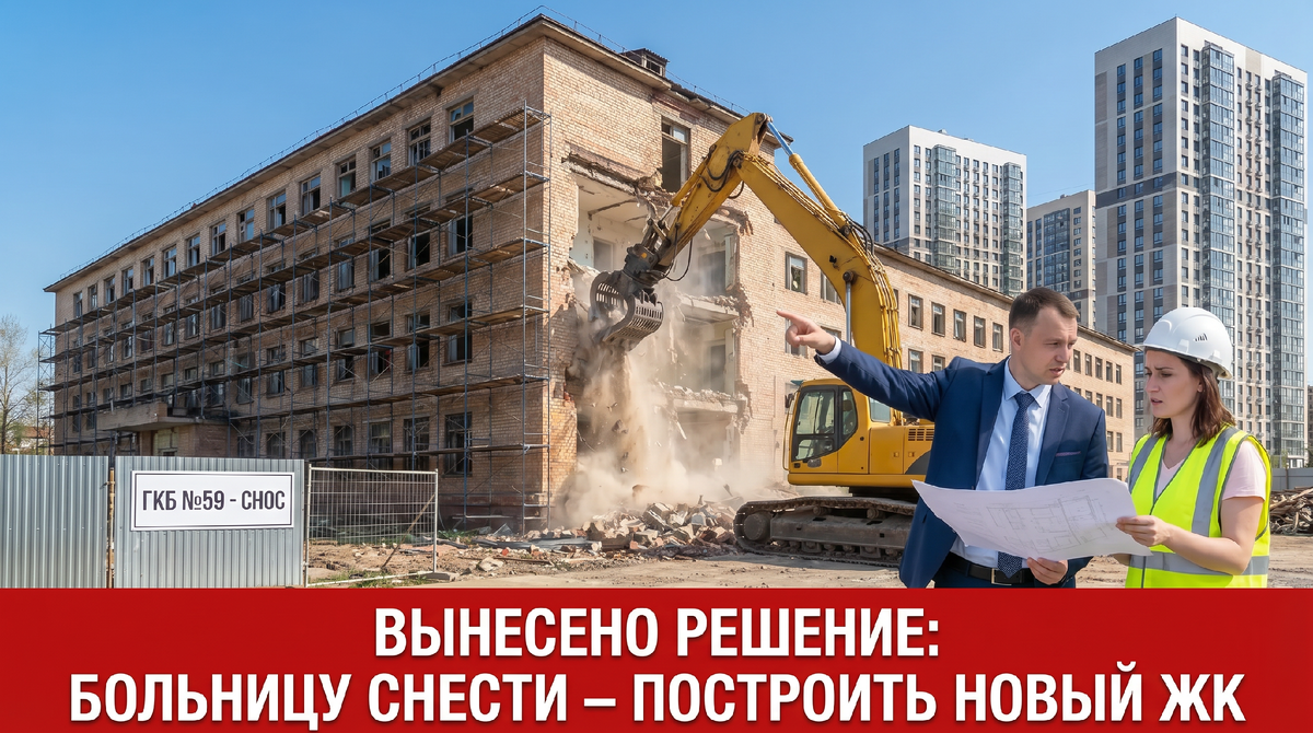 Вынесено решение: больницу снести – построить новый ЖК