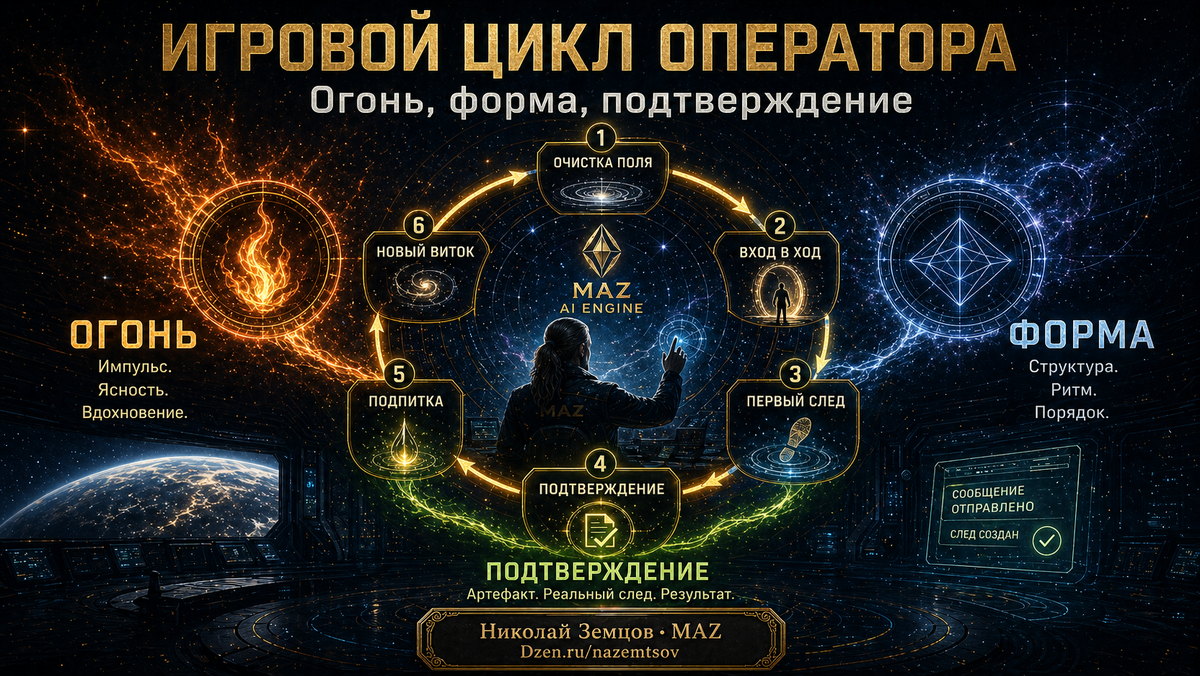 MAZ GAME - основной цикл опертора - CORE LOOP