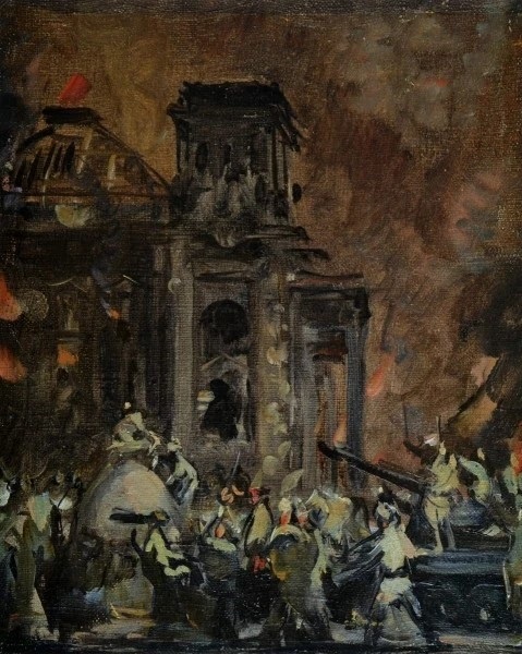 «Победа. Знамя над Рейхстагом». 1945. Д.К. Мочальский. 