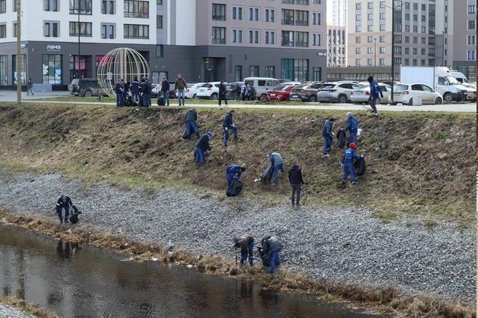    В Екатеринбурге навели порядок в Академическом районе. Фото: управляющая компания «Академический»
