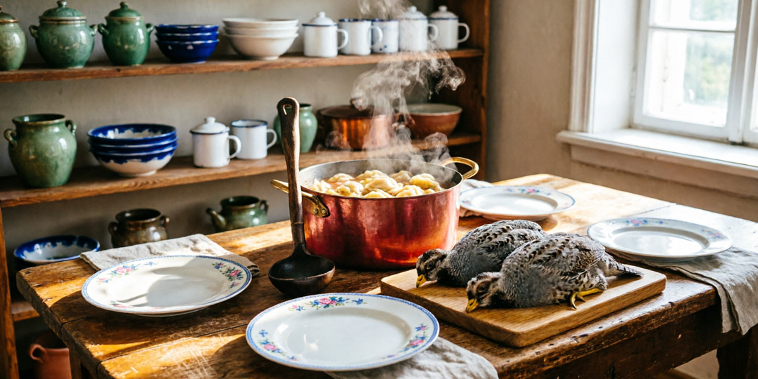 Суп из рябчиков. Рецепт из книги 1893 г.