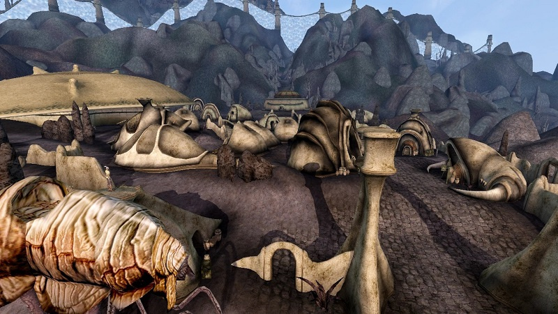  📷    Альд'рун в Morrowind (источник изображения: Bethesda Softworks)