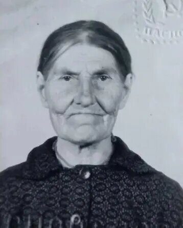 Долгожитель Александра Климовна Лешкова.