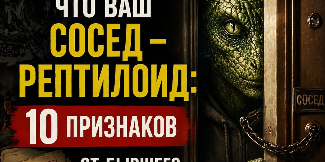 КАК ПОНЯТЬ, ЧТО ВАШ СОСЕД - РЕПТИЛОИД: 10 признаков от бывшего агента ФБР
