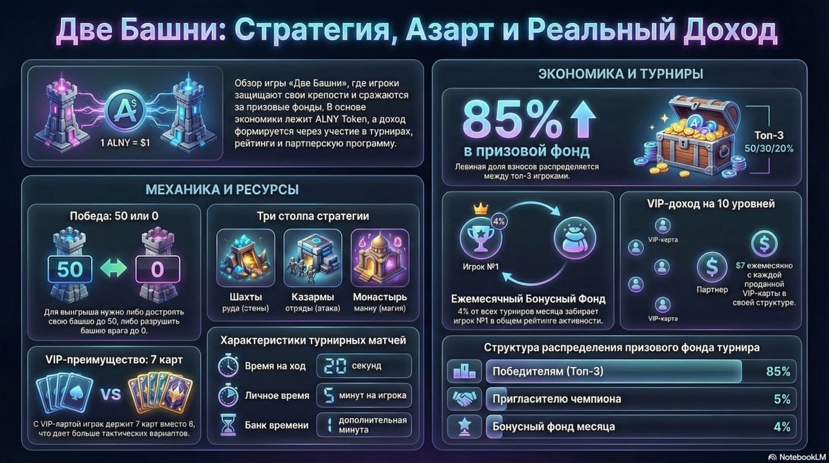 Карточная игра "Башни". 