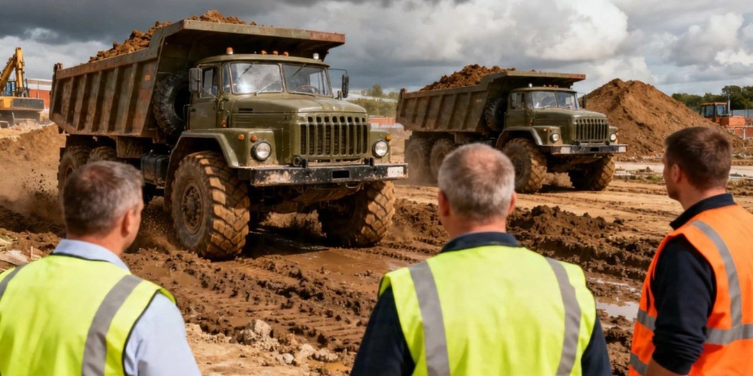 Почему британские компании массово закупали КрАЗ-256Б в СССР и как это изменило рынок спецтехники
