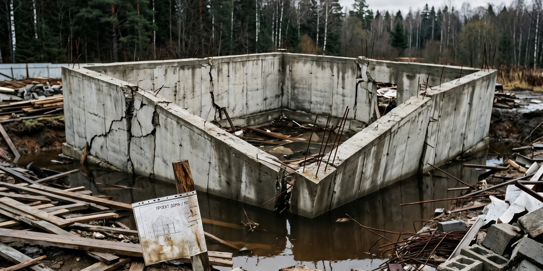 Как плывун уничтожил два года строительства — реальная история