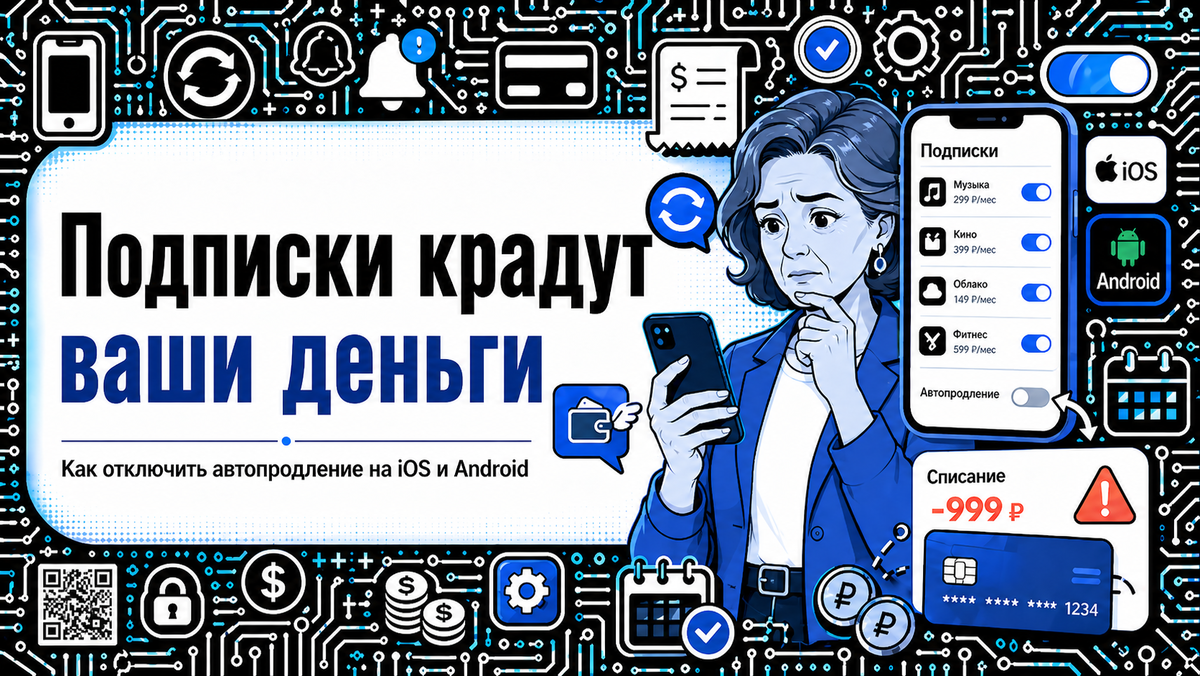 Как отключить автопродление подписок в телефоне на IOS и Android - Нескучные заметки - Статьи к Нескучному аудиокурсу по цифровой гигиене