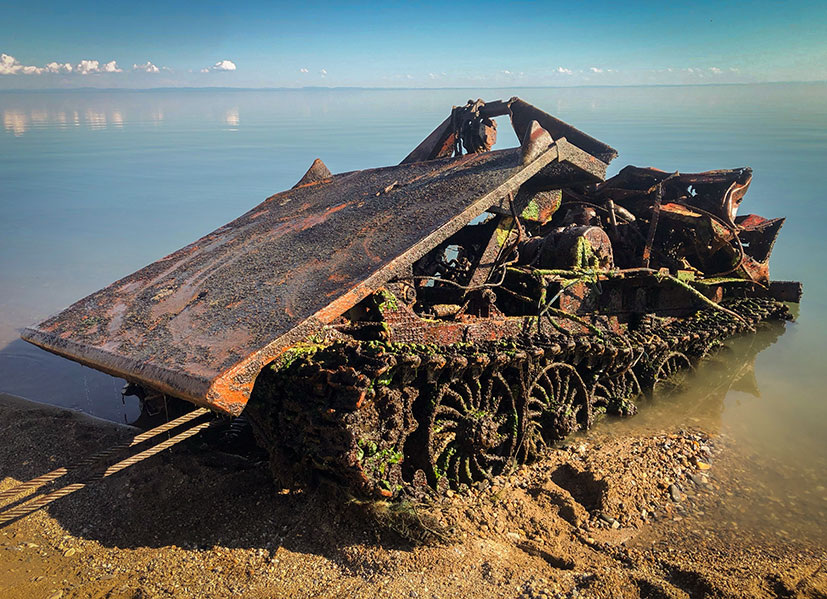 Трелевочный трактор - 20 тонн чистого лома. Фото из архива Дмирия Рогового