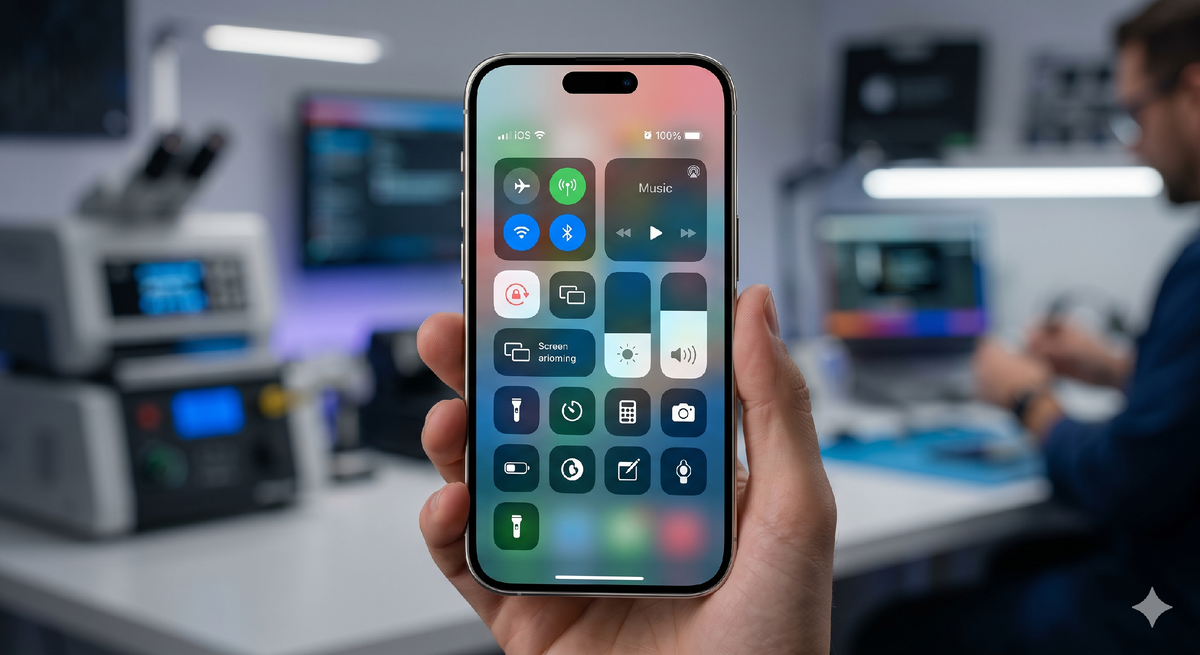 Панель управления на iPhone