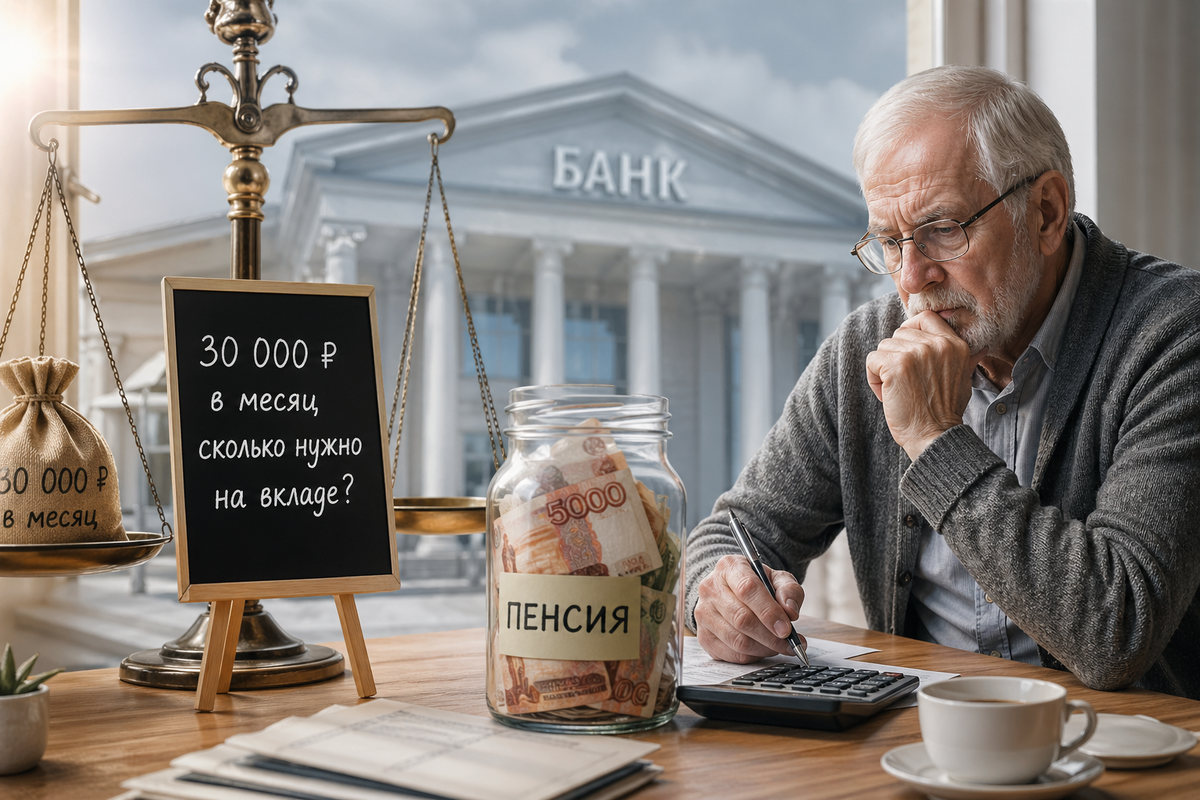 Получать 30 000 ₽ в месяц на пенсии с одного вклада? Я посчитал, насколько это реально