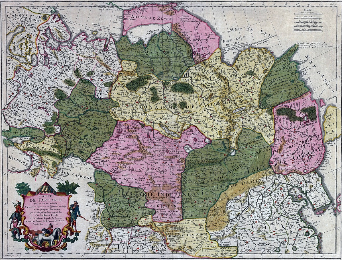 Та самая Великая Тартария на карте Европы XVI века