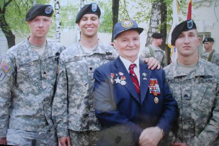 Во время визита в США
