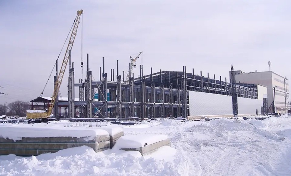    Строительство производственного корпуса «Маяк-Техноцелл», 2007 год. Фото: Пресс-служба ОАО «Маяк».