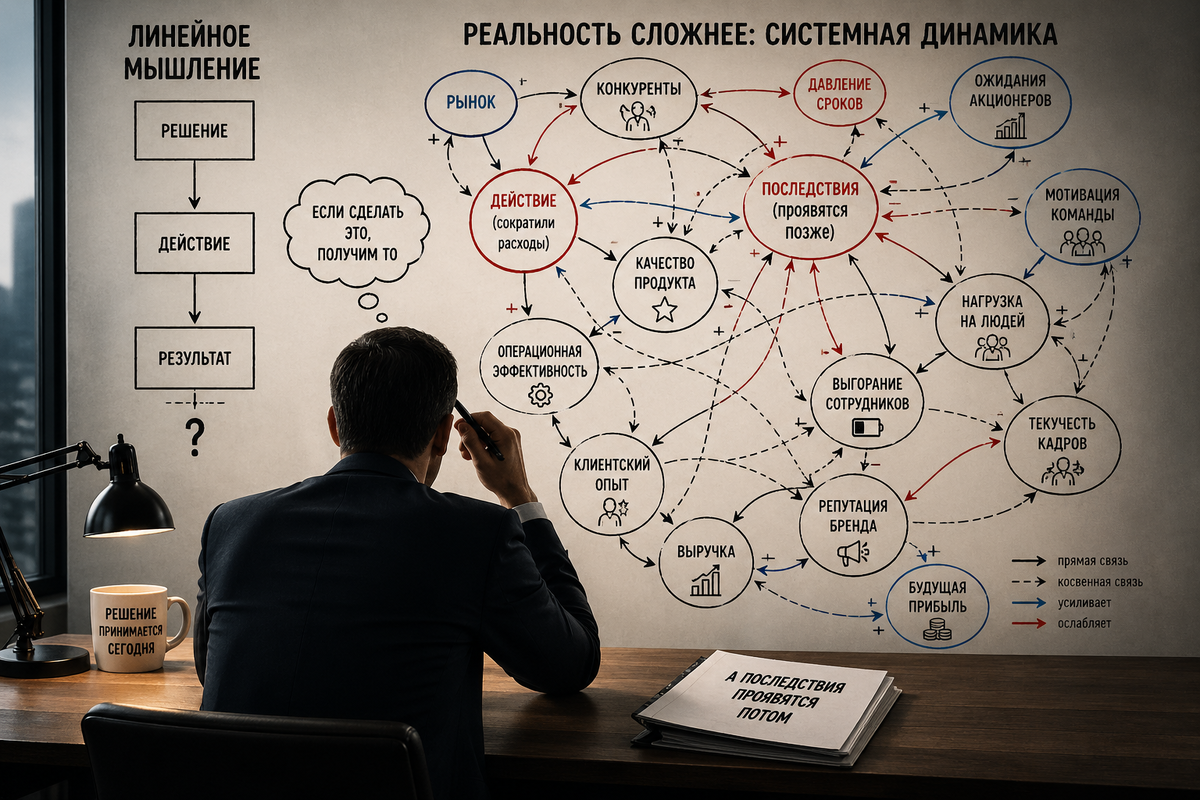 Иллюзия контроля в управлении: где всё ломается