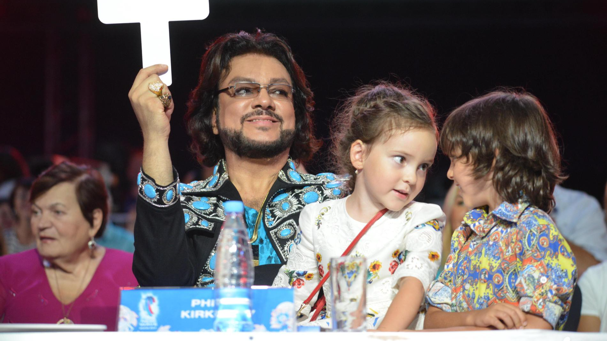    Филипп Киркоров с детьми. Фото: Legion-Media