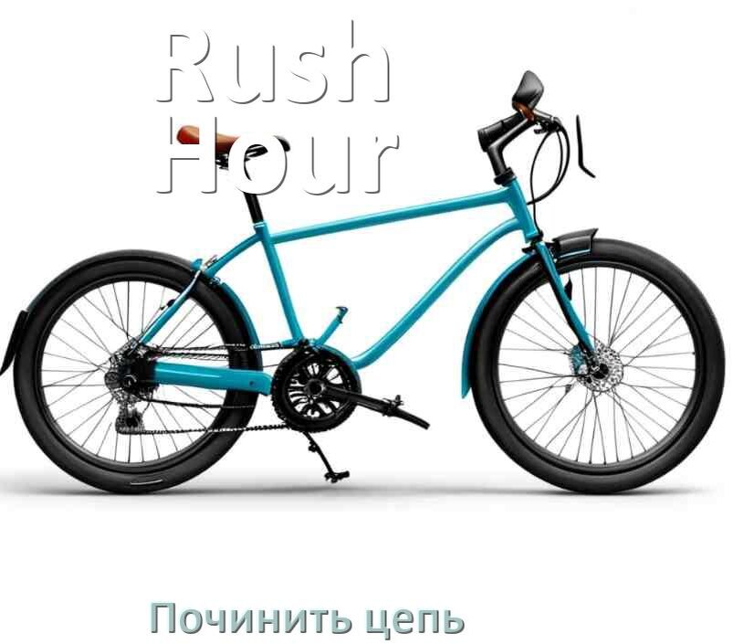 
Как починить цепь велосипеда Rush Hour если она слетела и порвалась