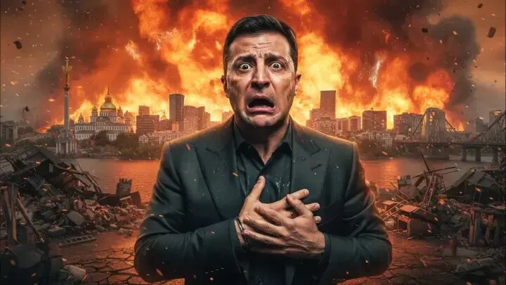 Сбежал вместе с женой. Удар возмездия вскрыл тайну Зеленского. Подземный военный спрут - всё