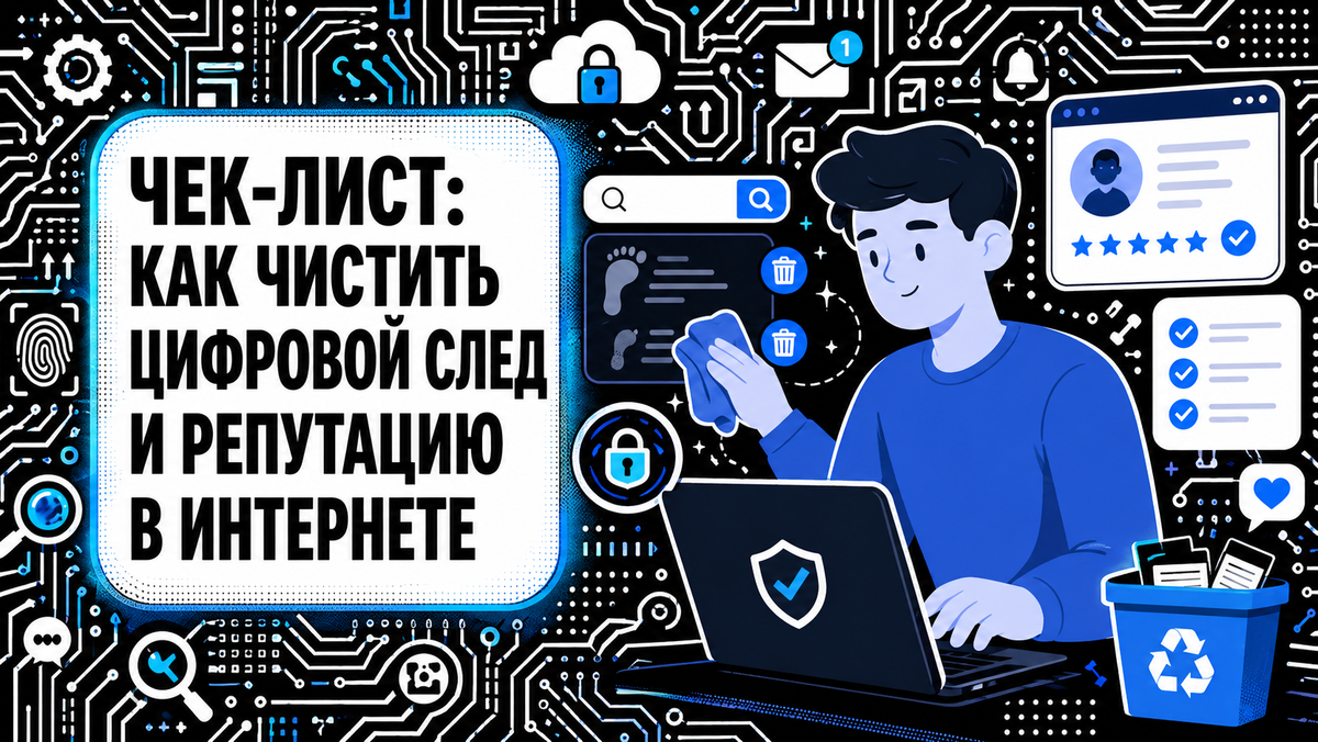 Чек-лист: как почистить цифровой след и репутацию в интернете - Нескучные заметки - статьи к Нескучному аудиокурсу по цифровой гигиене