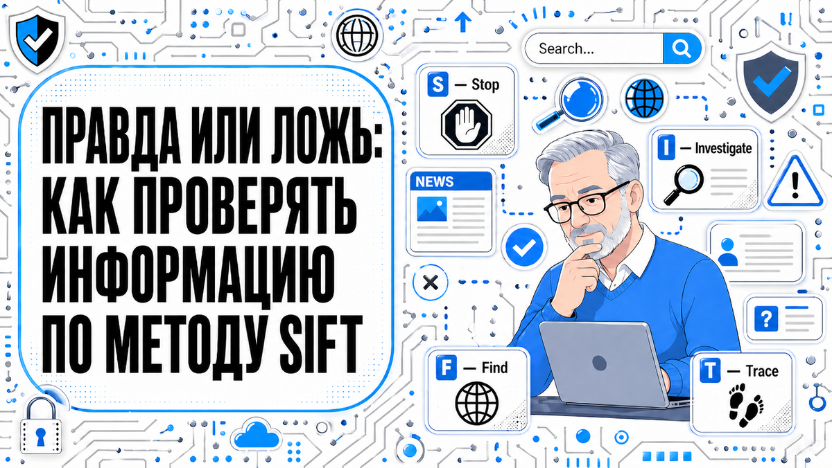 Правда или ложь: как проверять информацию по методу SIFT - Нескучные заметки - Статьи к Нескучному аудиокурсу по цифровой гигиене